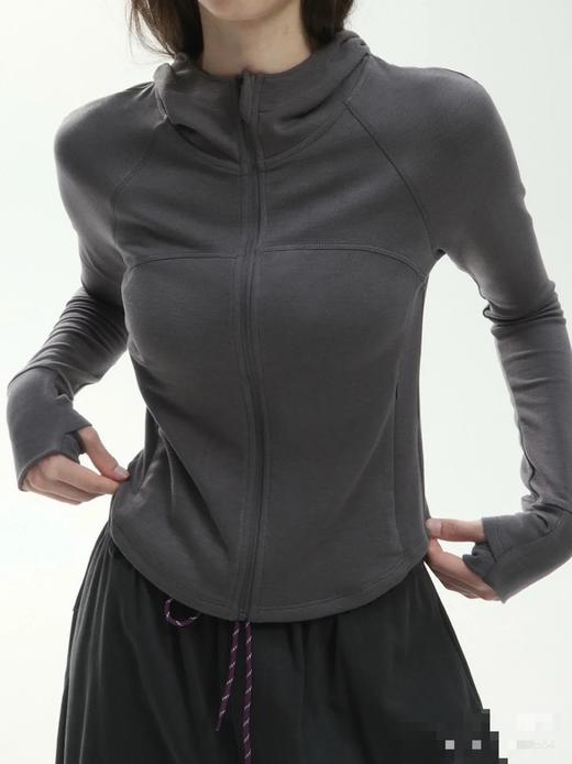 严选 | LULU同款拼接小立领拉链帽衫【青岛即墨自有工厂】 商品图1