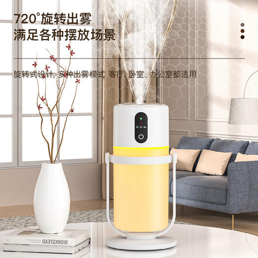 新款空气加湿器家用补水静音办公桌面卧室迷你小型便携usb加湿器 商品图1