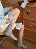 4双装！2025秋款女袜蓝色系海盐女孩韩系中筒袜  61%精梳棉 袜头无骨不硌脚 商品缩略图4