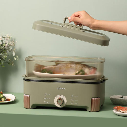 康佳（KONKA）电蒸锅大容量 KDZL-3012-M电蒸锅 商品图6