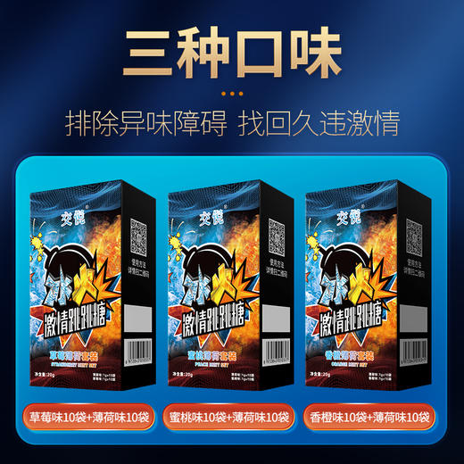【情趣用品】交悦 草莓薄荷1g*20袋 商品图5