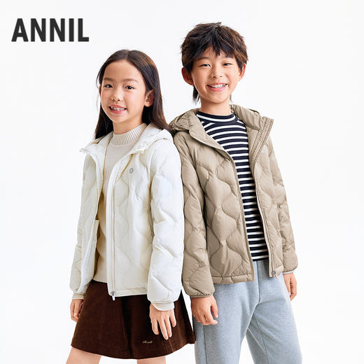 【实体店同款】男女童短款羽绒服冬季新款安奈儿童装AM545278 商品图1