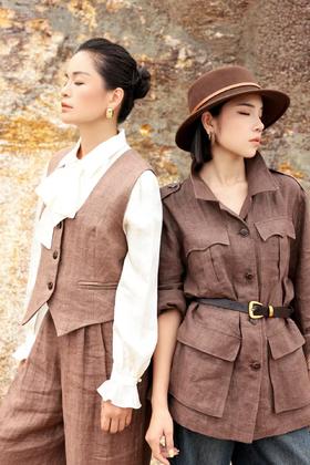 W55269#工装复古夹克外套