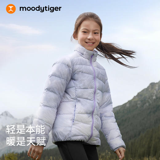 【大J专属】moodytiger男女童印花轻薄羽绒服保暖衣54510703/54510701 商品图0