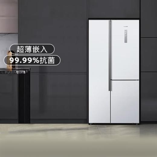 西门子SIEMENS大容量对开三门抑菌净味超薄无霜嵌入冰箱509L KA92NE220C 商品图0