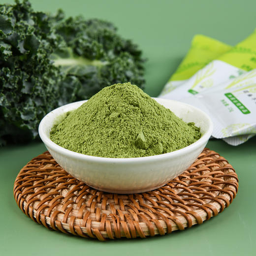 羽衣甘蓝小绿粉 | 150g*2盒（每盒10袋） 补充钙质 维生素D 维生素B12 烟酸 Omega-3 植物奶早餐 食素日课「本单品包邮同享小呆鸟系列满98包邮」 商品图2