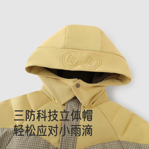 【商场同款】英氏儿童羽绒服冬季长款连帽外套男宝保暖时尚新款超韧绒 商品图3