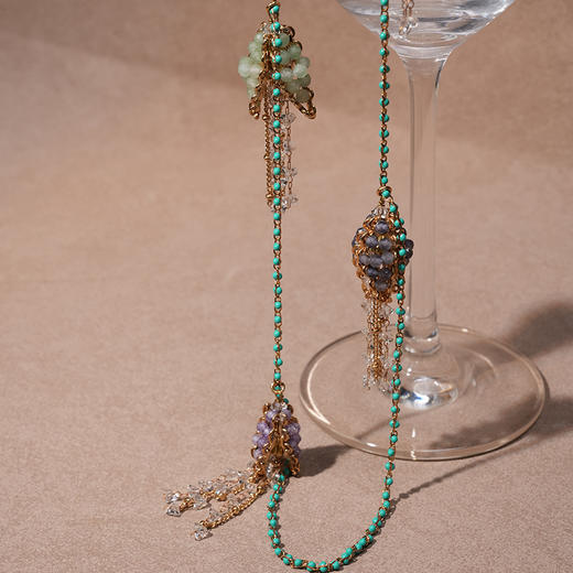 北京仓｜TATABORELLO-LOBELIA-蓝色 花蕾 项链［意大利设计师］ 商品图0