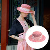 【夏季新品】粉黛薰然编织宽檐礼帽 | 少量现货 商品缩略图0