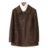 HH 25061705C羊毛双面呢大衣韩版呢子外套 商品缩略图4