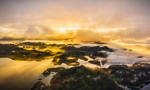 航拍中国——潮起钱塘・千岛映霞 8天：钱塘潮汐树、海上仙山、千岛湖、双林三桥、太湖古镇、石浦渔港、花岙岛、千亩盐田、海上石林(10人封顶) 商品图4