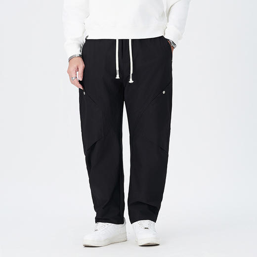 【DMH】大依优型男装大码休闲裤卫裤潮流宽松休闲秋季新款时尚直筒长裤加肥加大男士卫裤运动裤300斤 商品图5