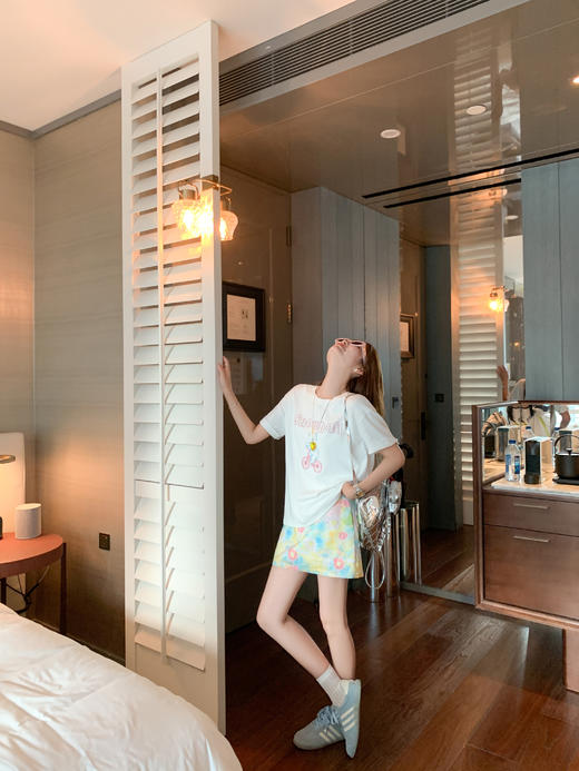 <曾小咸推荐>现货秒杀！最后一波 ！抢到赚到！骑车小熊绣花短袖 日常119.99 立减60 秒杀59.99！ 商品图6