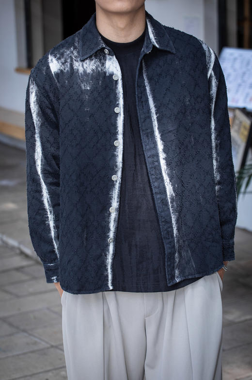 431225344面料肌理衬衫外套 商品图1