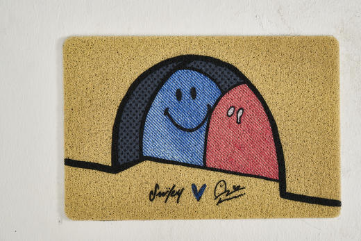 🔥风靡全球53年法国国际潮流设计品牌Smiley好朋友丝圈入户垫 商品图1