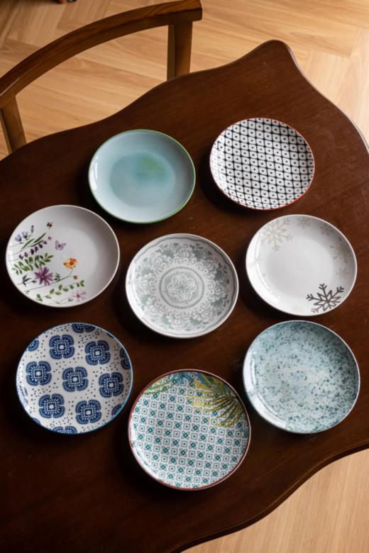 🌸【灼瓷Burnt porcelain·9.5英寸巨幅盲盒圆盘】🌈9.5英寸超大盲盒圆盘重磅来袭几十款花色“抽抽乐”，🌟外贸品质，击穿底价 🌞亲爱的盲盒爱好者、家居装饰达人们 商品图2