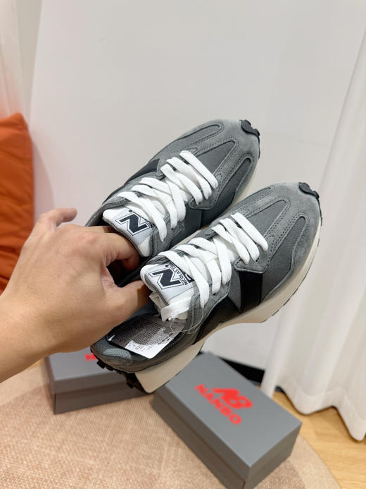 直发【福利羊毛】偏小一码NB327小蛮腰头层猪皮-四季款阿甘鞋 商品图6