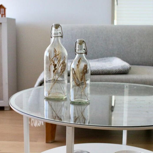IKEA 宜家 KORKEN 考肯 附塞瓶子 透明玻璃 1 公升 商品图9
