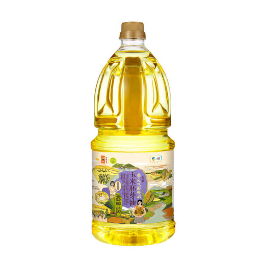 中粮初萃零反式脂肪玉米胚芽油1.8L 商品图1