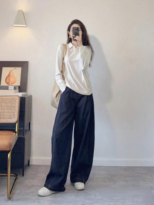 【挺阔有型 质感满满 男女同款】斯辰唯佳高弹面料冰丝无痕POLO衫 （D30-12366） 商品图8