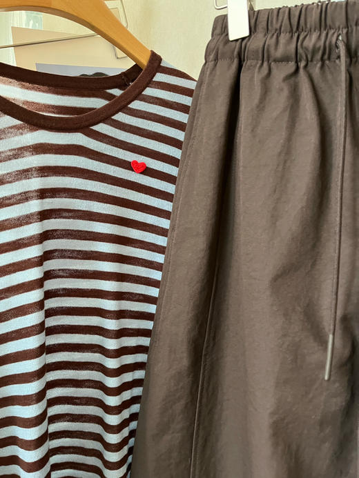 【可可经典】噢蜜ooomeooo爱心条纹针织衫 商品图10