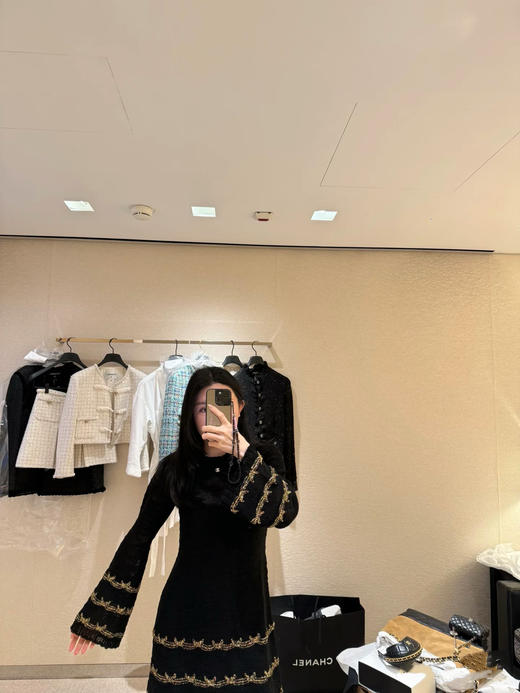 香奈儿25早秋长袖连衣裙 订织订染美利奴进口面料（TM） 商品图1