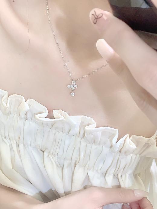 卡蒂罗/KADER 光影蝴蝶梦幻遐想项链 满钻镶嵌灵动流苏福蝶锁骨链 约会出游时尚百搭甜美小众拼接链百搭幸运 商品图5