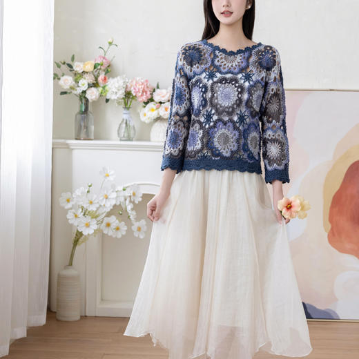 苏苏姐家颜可套头衫手工diy钩针编织羊毛线毛线团材料包 商品图2