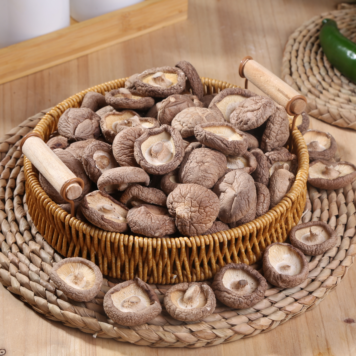 【绿色认证产地直供】干香菇250g/袋、500g/袋