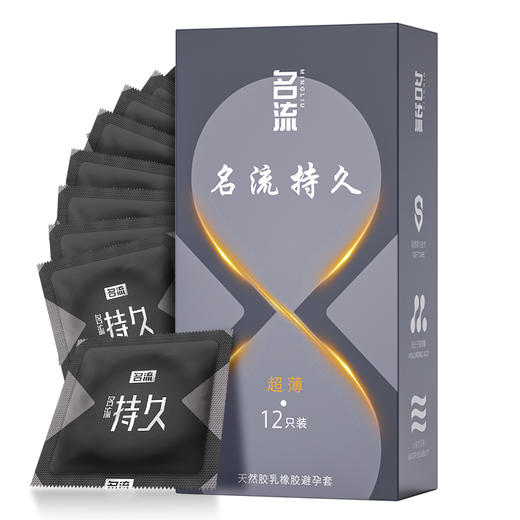 【避孕套】名流 持久系列-超薄12只 商品图4