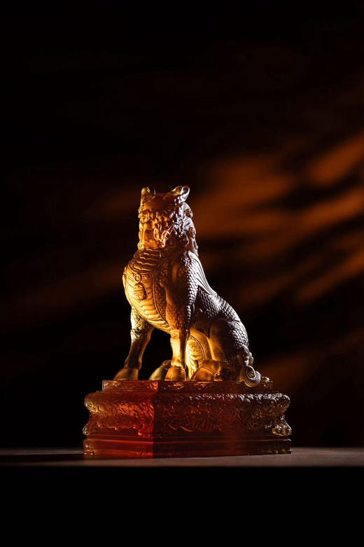 古法琉璃麒麟 商品图2