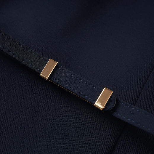 「高货wl」全新升级【铂金会员330/天猫439/差价109】(03053)洛诗琳高级感简约气质收腰裙2025秋季优雅轻奢显瘦连衣裙 商品图3