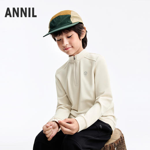 男女童中领长袖针织衫冬季新款安奈儿童装EM541669 商品图2