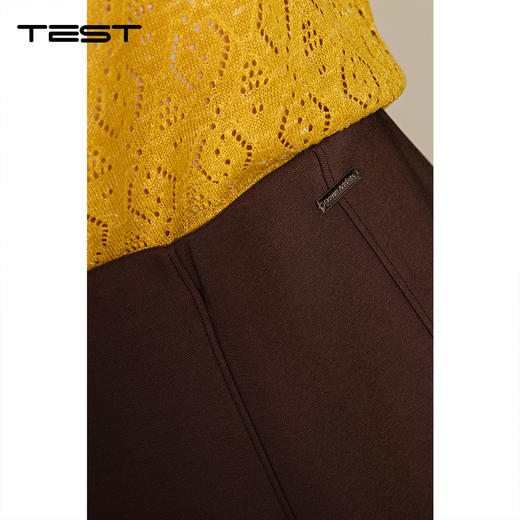 秋上新复古通勤风雅气质高腰百褶摆裙3253033 商品图2