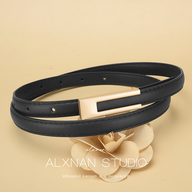 鹿鹿推荐·  【时尚简约】气质百搭高级感细腰带腰链