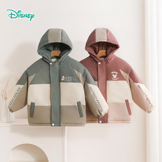 迪士尼童装男童夹棉外套冬季保暖中大童男孩宝宝潮搭棉衣棉袄ZD4ES006
 商品图5