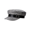 SFH8909062G00 茜子She's shes茜子时尚格纹绵羊毛混纺毛呢立体报童帽女秋冬【G0黑白格纹】 商品缩略图1