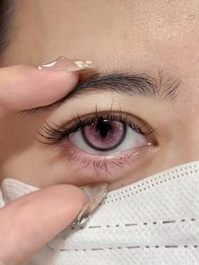 vigour girl半年抛美瞳 粉色隧道 14.5mm