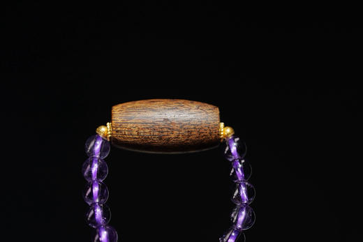 紫水晶沉香手链 商品图11