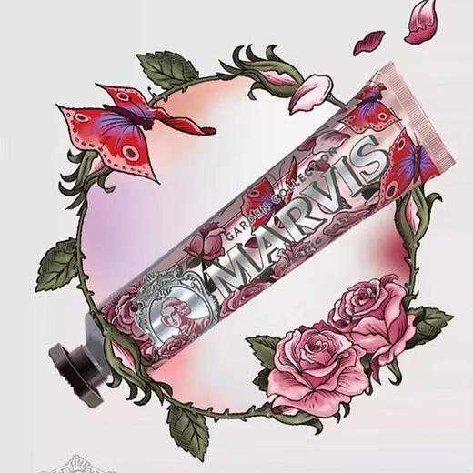 玛尔仕玫瑰薄荷牙膏75ml/118158 保加利亚玫瑰+清新薄荷 商品图0