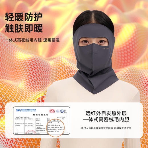 VVC保暖防寒防风头套女秋冬电动车骑行面罩护全脸男大头围脸基尼 商品图5