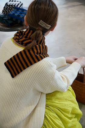 Jo gordon细条纹围巾