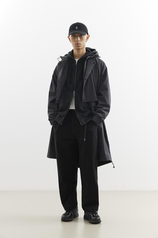 吃茶去chichaqu25户外特氟龙三防拆卸尼龙长风衣夹克运动机能山系 商品图1