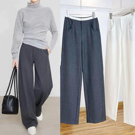 巨高端❗️版型鲨疯了2025秋季新品【铜氨丝羊毛直筒解压西裤】一秒变身超模腰和超模腿⚠️大牌品质！⁮实物直呼哇塞！⁣肤感清爽舒适，⁩轻松去除班味无压力～ 商品图8