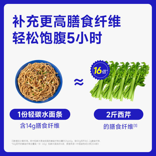 糖友厨房轻碳水葱油拌面95g×5袋 商品图3