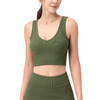 跃牌【欲动春风】系列 瑜伽背心女紧身高弹运动跑步上衣两面穿竖纹显瘦透气性感健身背心12118 商品缩略图4