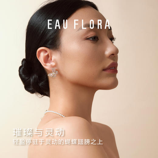 【幻彩蝴蝶】精致蝴蝶耳钉 商品图2