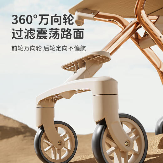 超级飞侠儿童便携式手推车 TH610 咖色 商品图2