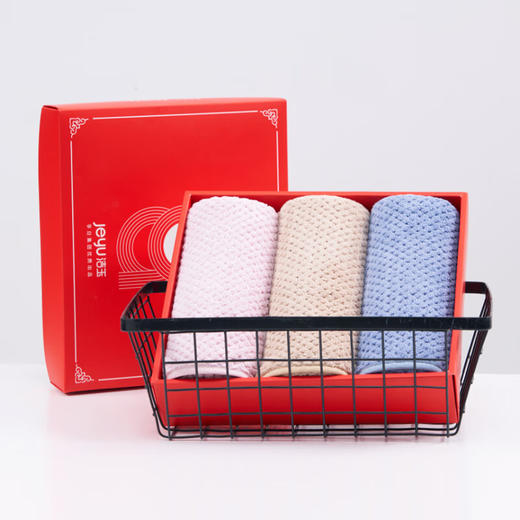 洁玉 舒畅毛巾三条装(GJ) 颜色随机 商品图5