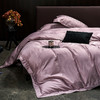 60长绒棉全棉四件套纯色大提花  尼卡-紫 商品缩略图10